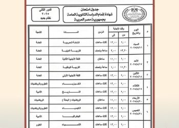 شهادة إتمام الثانوية العامة