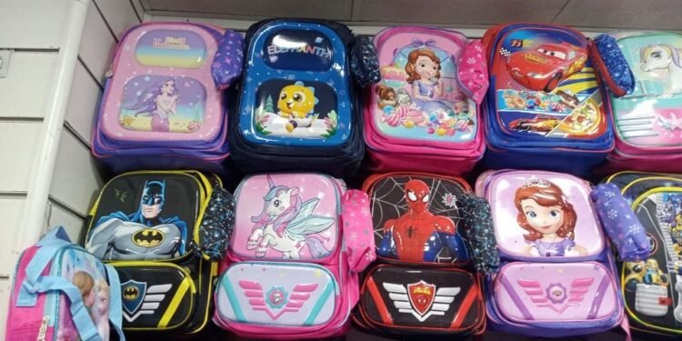 أسعار الشنط المدرسية جميع المقاسات 2026