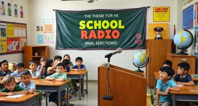 إذاعة مدرسية جاهزة من البداية للنهاية