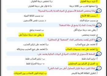 ينشر دروسي بلس اجابات واجب المحاضرة الرابعة المحاليل المائية وخواصها لطلاب الصف الاول الثانوي ضمن مادة العلوم المتكاملة ، حيث أن ذلك يأتى في إطار المراجعات المستمرة التي ينشرها الموقع لطلابه من تحقق أقصى استفادة ، حيث أن الموقع يضمن للطلاب الحصول على أعلى الدرجات في كل المواد في كل المراحل التعليمية .