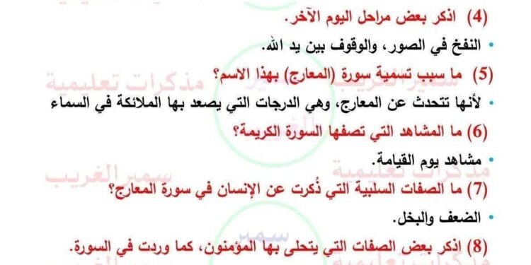 ينشر دروسي بلس امتحان التربية الدينية الإسلامية امتحان شهر أكتوبر للصف السادي الابتدائي ، حيث أن ذلك يأتى في إطار المراجعات المستمرة التي ينشرها الموقع لطلابه من أل تحقق أقصى استفادة ، حيث أن الموقع يضمن للطلاب الحصول على أعلى الدرجات في كل المواد في كل المراحل التعليمية .