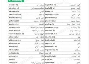 مراجعة كتاب المعاصر انجليزي أولى ثانوي شهر أكتوبر 2026