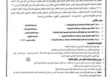 المسابقات التي يتم تنفيذها بمناسبة المتحف المصري الكبير