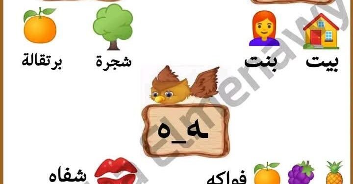مذكرات لغة عربية مراجعة الصف الثالث الابتدائي